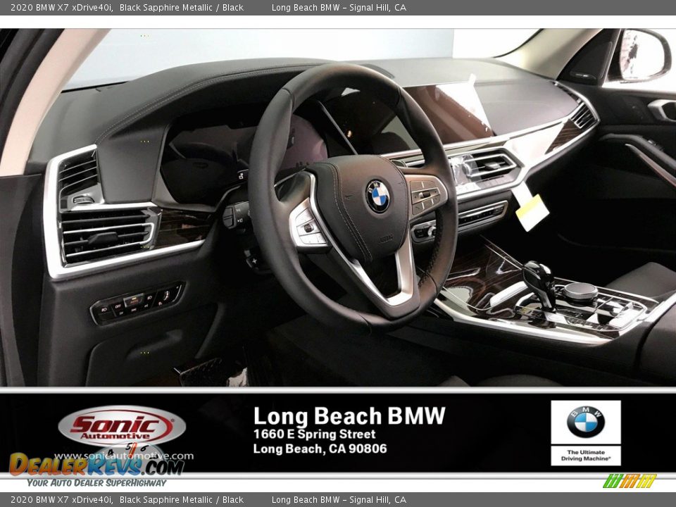2020 BMW X7 xDrive40i Black Sapphire Metallic / Black Photo #4