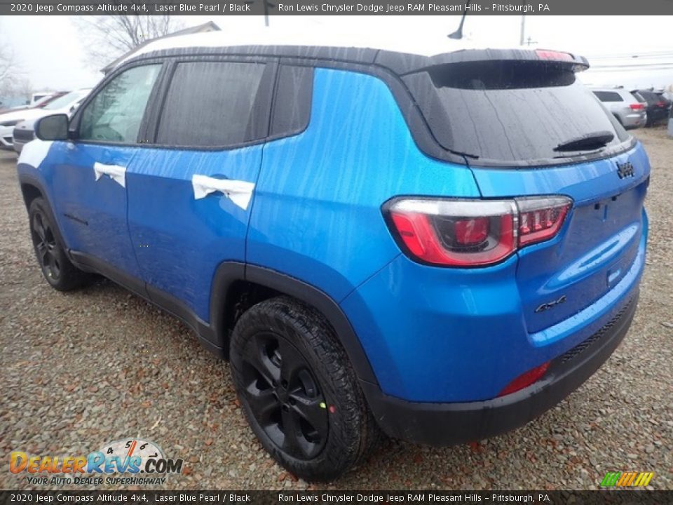 2020 Jeep Compass Altitude 4x4 Laser Blue Pearl / Black Photo #3