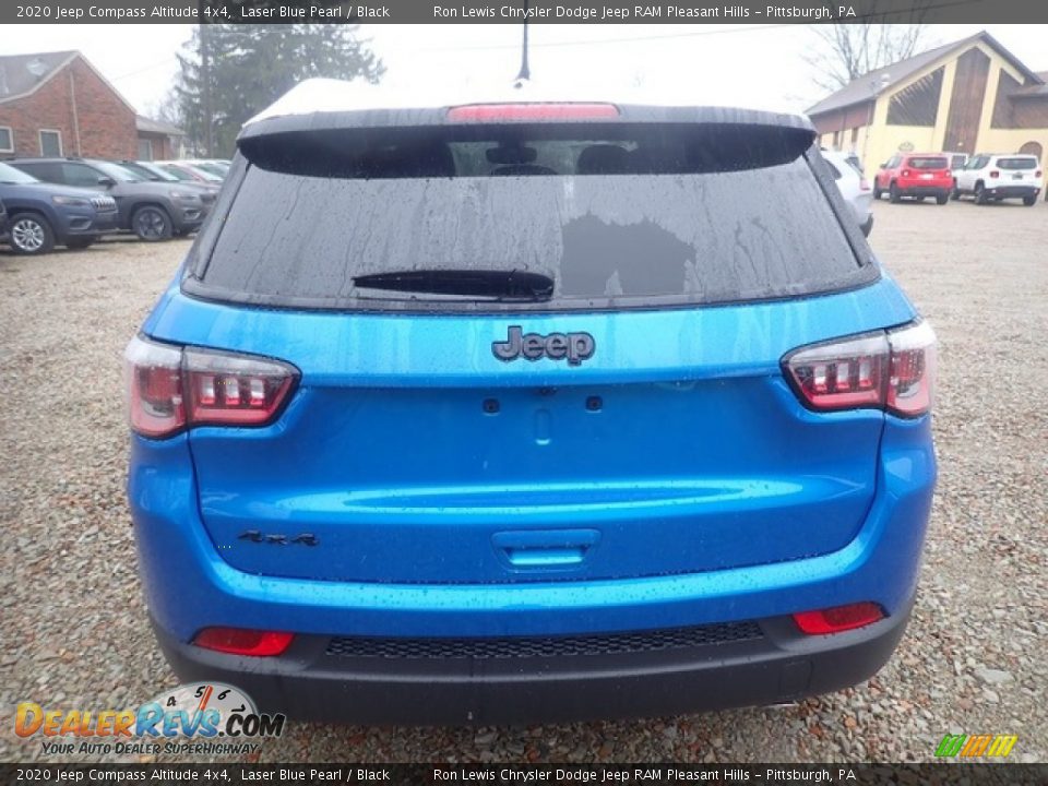 2020 Jeep Compass Altitude 4x4 Laser Blue Pearl / Black Photo #4