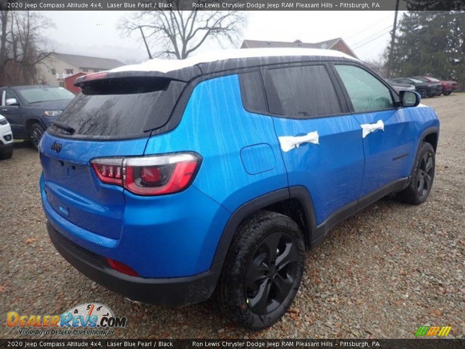 2020 Jeep Compass Altitude 4x4 Laser Blue Pearl / Black Photo #5
