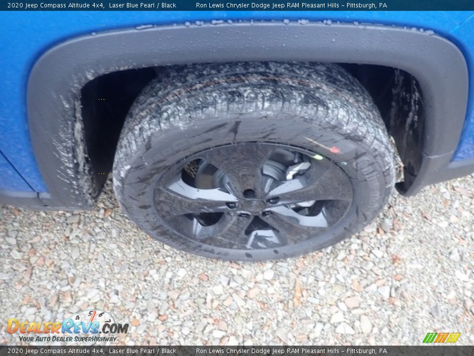2020 Jeep Compass Altitude 4x4 Laser Blue Pearl / Black Photo #9