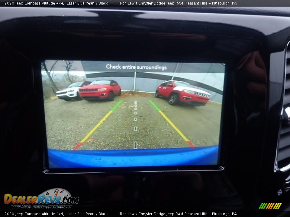 2020 Jeep Compass Altitude 4x4 Laser Blue Pearl / Black Photo #18