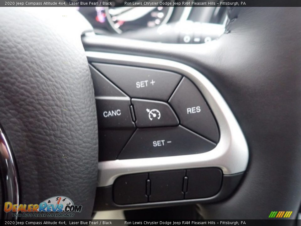 2020 Jeep Compass Altitude 4x4 Laser Blue Pearl / Black Photo #19