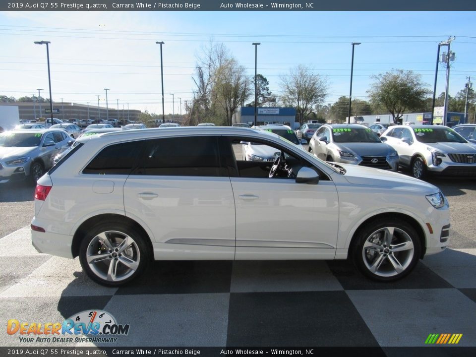 Carrara White 2019 Audi Q7 55 Prestige quattro Photo #3