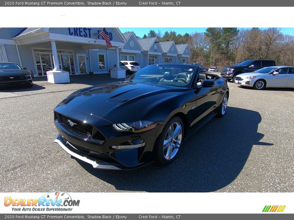 2020 Ford Mustang GT Premium Convertible Shadow Black / Ebony Photo #3