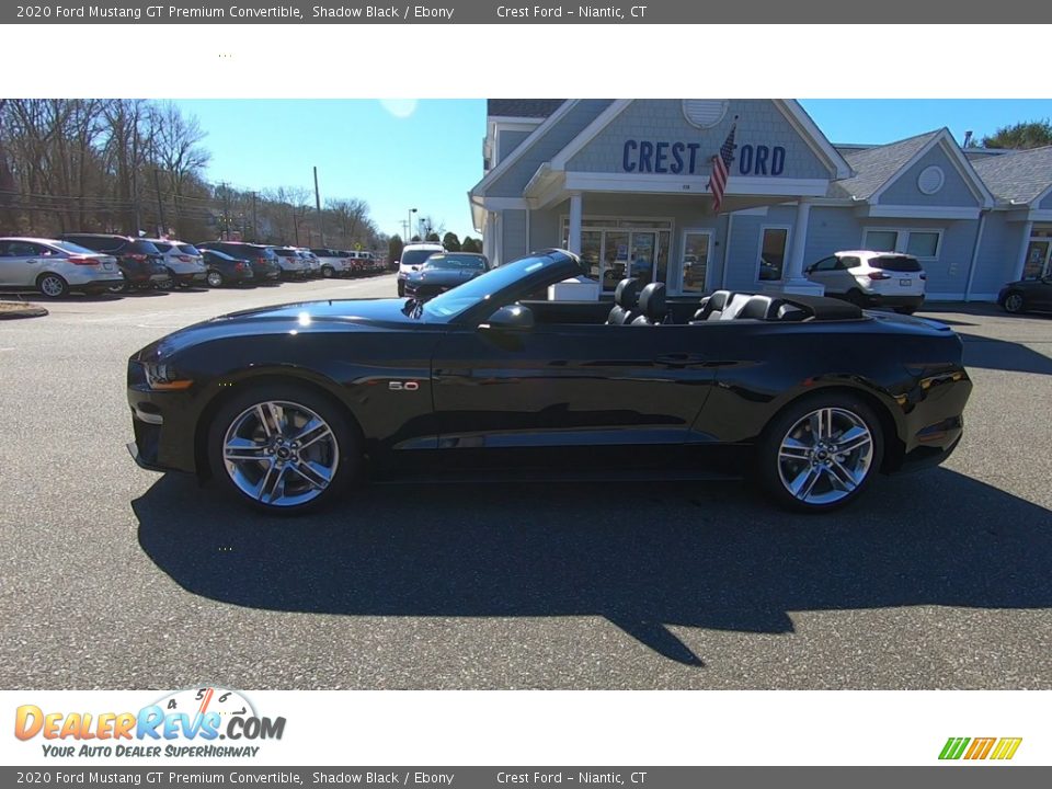 2020 Ford Mustang GT Premium Convertible Shadow Black / Ebony Photo #4