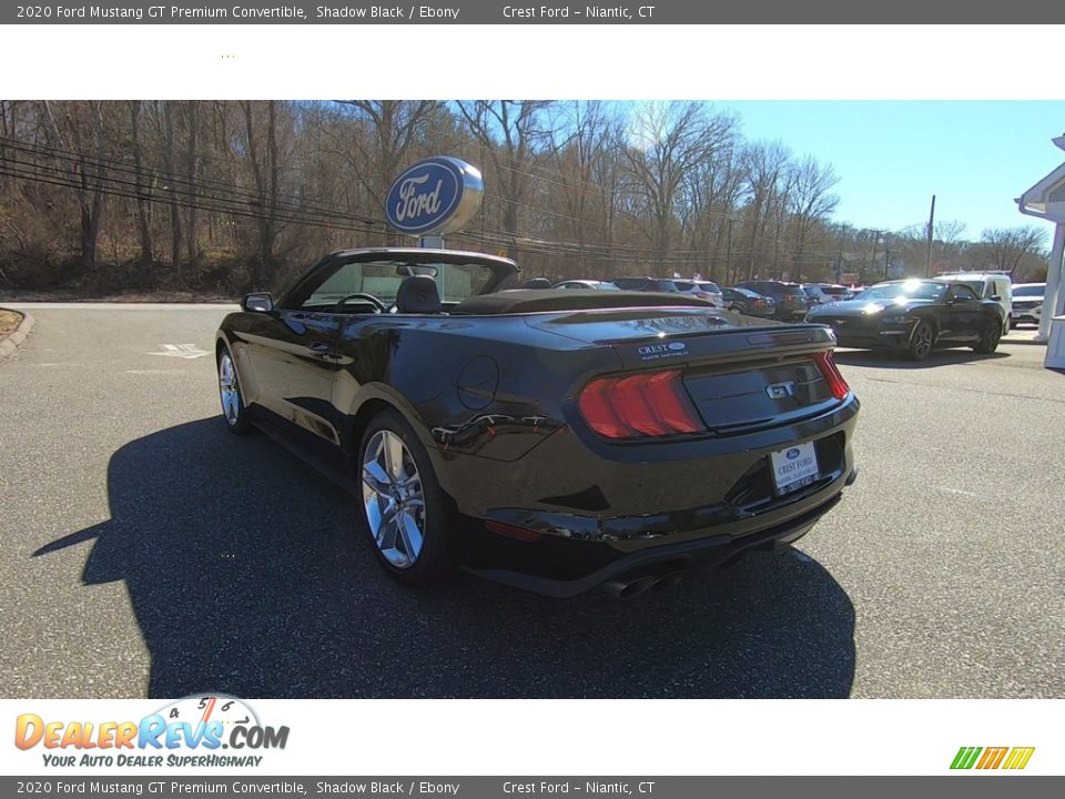 2020 Ford Mustang GT Premium Convertible Shadow Black / Ebony Photo #5