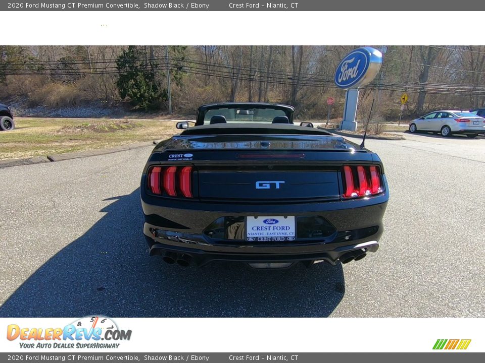 2020 Ford Mustang GT Premium Convertible Shadow Black / Ebony Photo #6