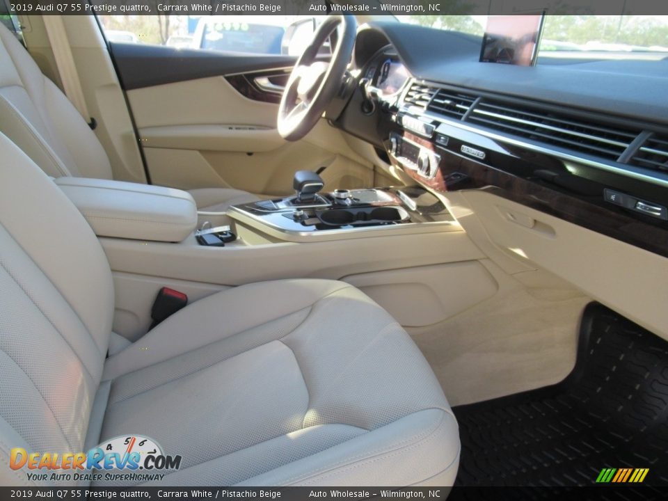 2019 Audi Q7 55 Prestige quattro Carrara White / Pistachio Beige Photo #11