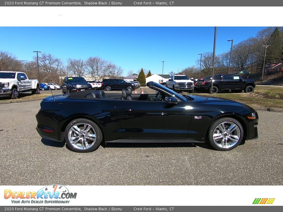 2020 Ford Mustang GT Premium Convertible Shadow Black / Ebony Photo #8