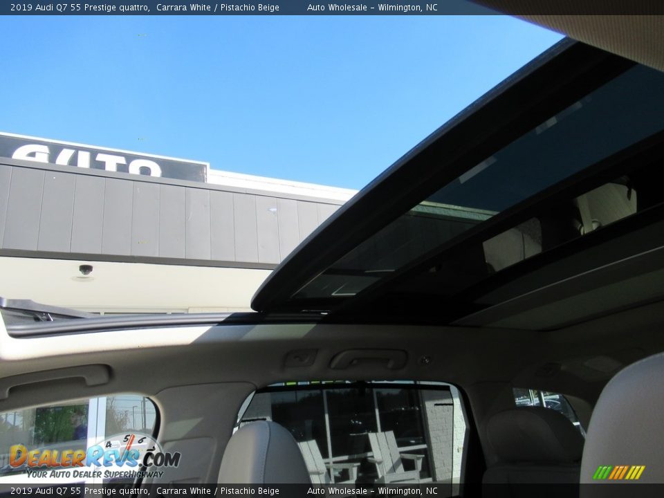2019 Audi Q7 55 Prestige quattro Carrara White / Pistachio Beige Photo #13