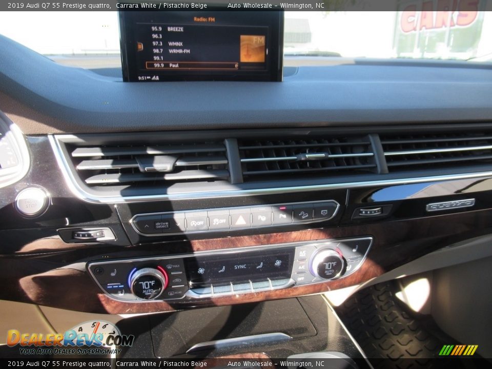 2019 Audi Q7 55 Prestige quattro Carrara White / Pistachio Beige Photo #17