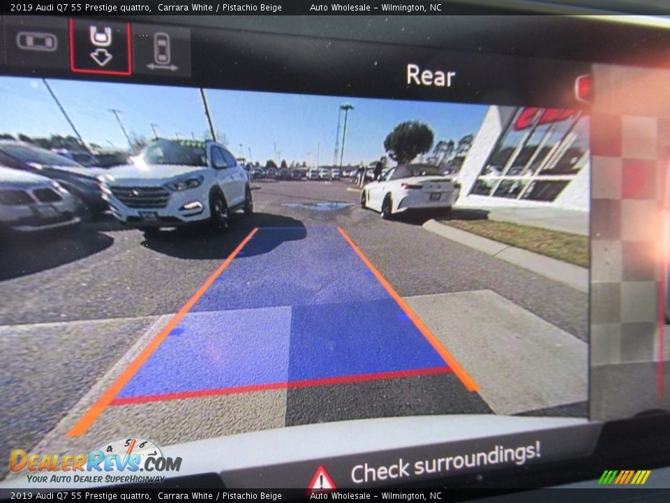 2019 Audi Q7 55 Prestige quattro Carrara White / Pistachio Beige Photo #18