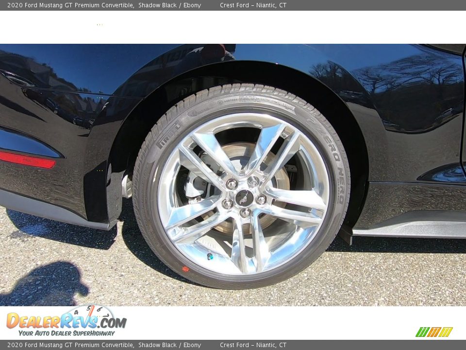 2020 Ford Mustang GT Premium Convertible Shadow Black / Ebony Photo #21