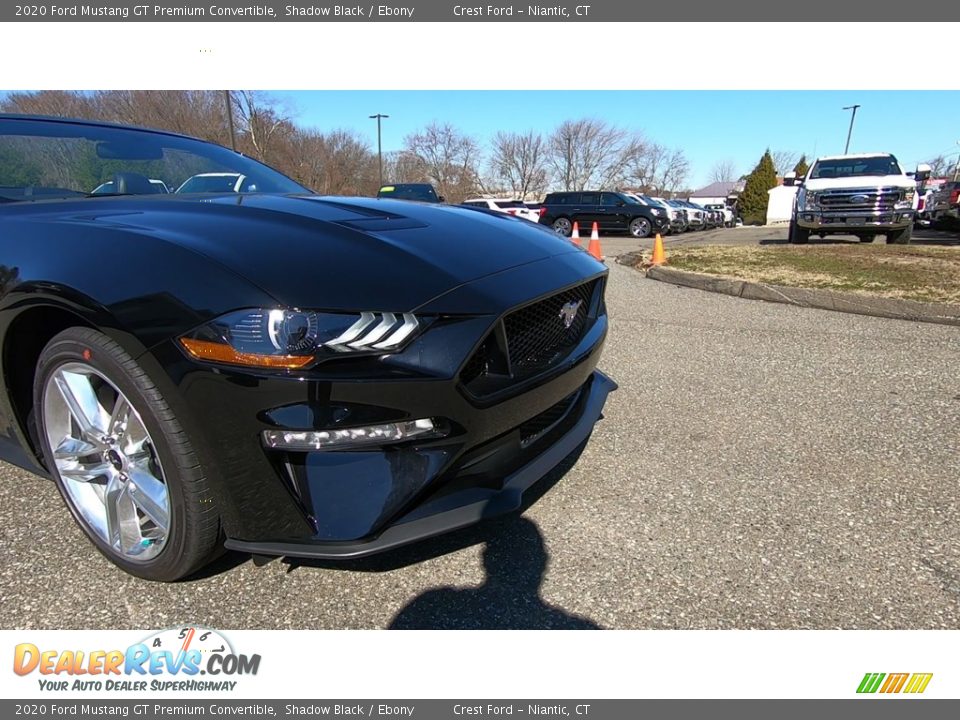 2020 Ford Mustang GT Premium Convertible Shadow Black / Ebony Photo #27