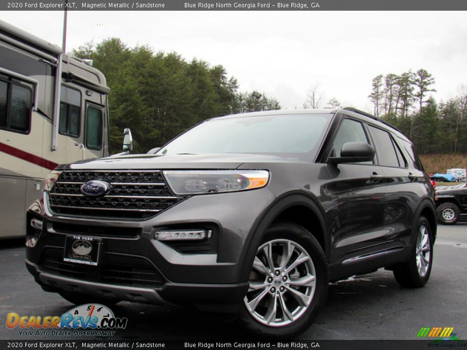2020 Ford Explorer XLT Magnetic Metallic / Sandstone Photo #1
