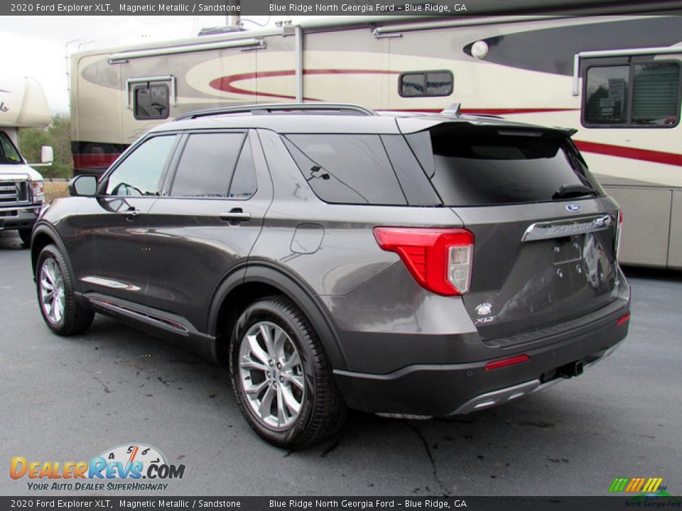 2020 Ford Explorer XLT Magnetic Metallic / Sandstone Photo #3