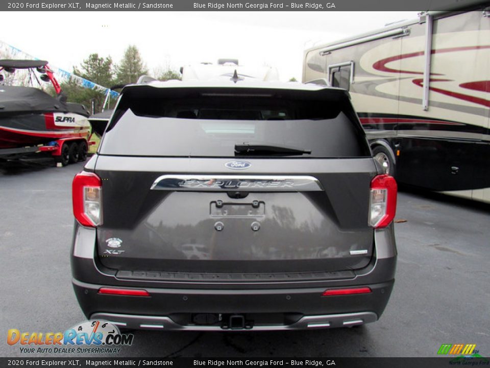2020 Ford Explorer XLT Magnetic Metallic / Sandstone Photo #4