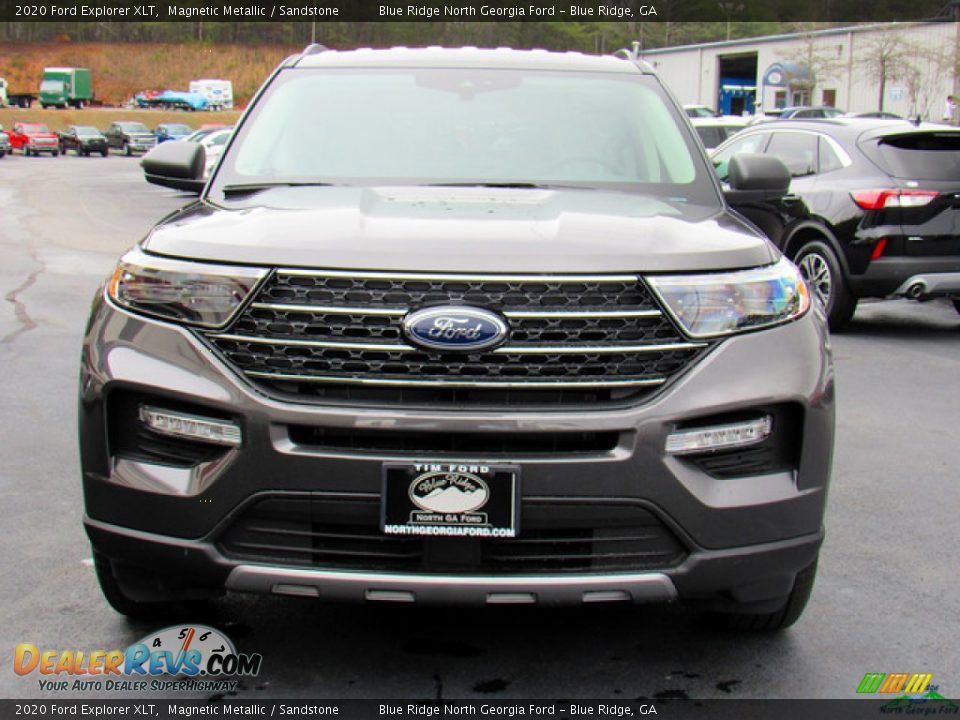 2020 Ford Explorer XLT Magnetic Metallic / Sandstone Photo #8