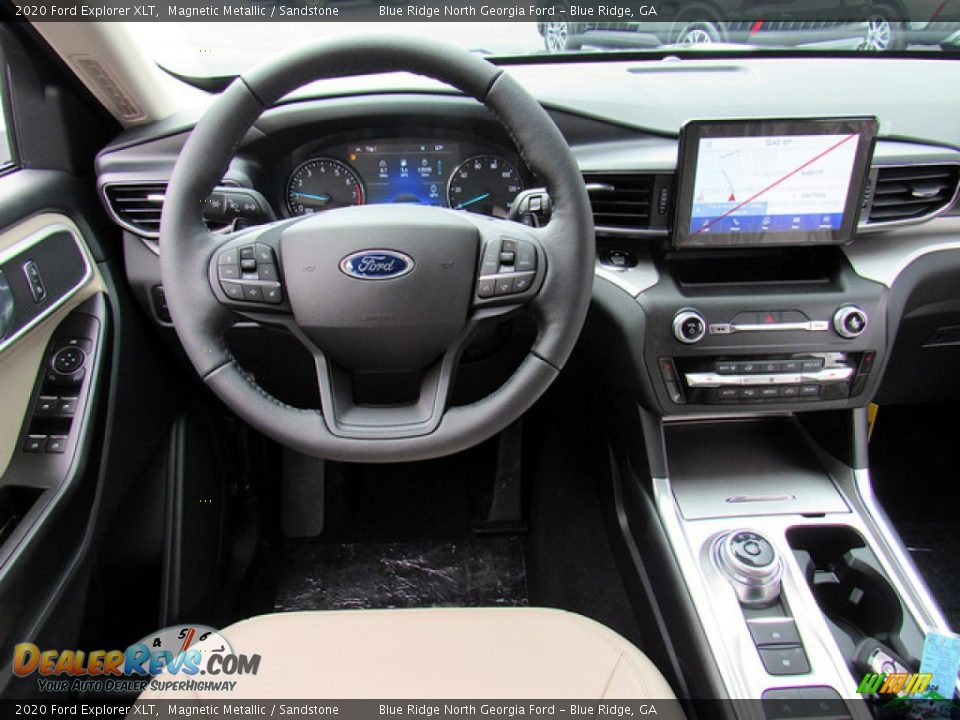 2020 Ford Explorer XLT Magnetic Metallic / Sandstone Photo #16