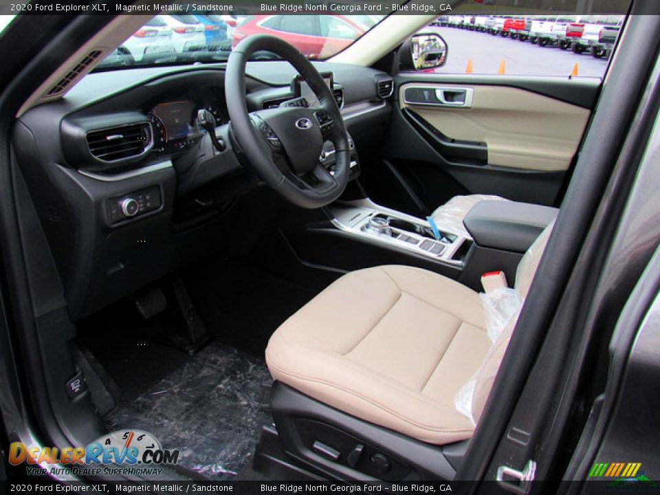 2020 Ford Explorer XLT Magnetic Metallic / Sandstone Photo #29