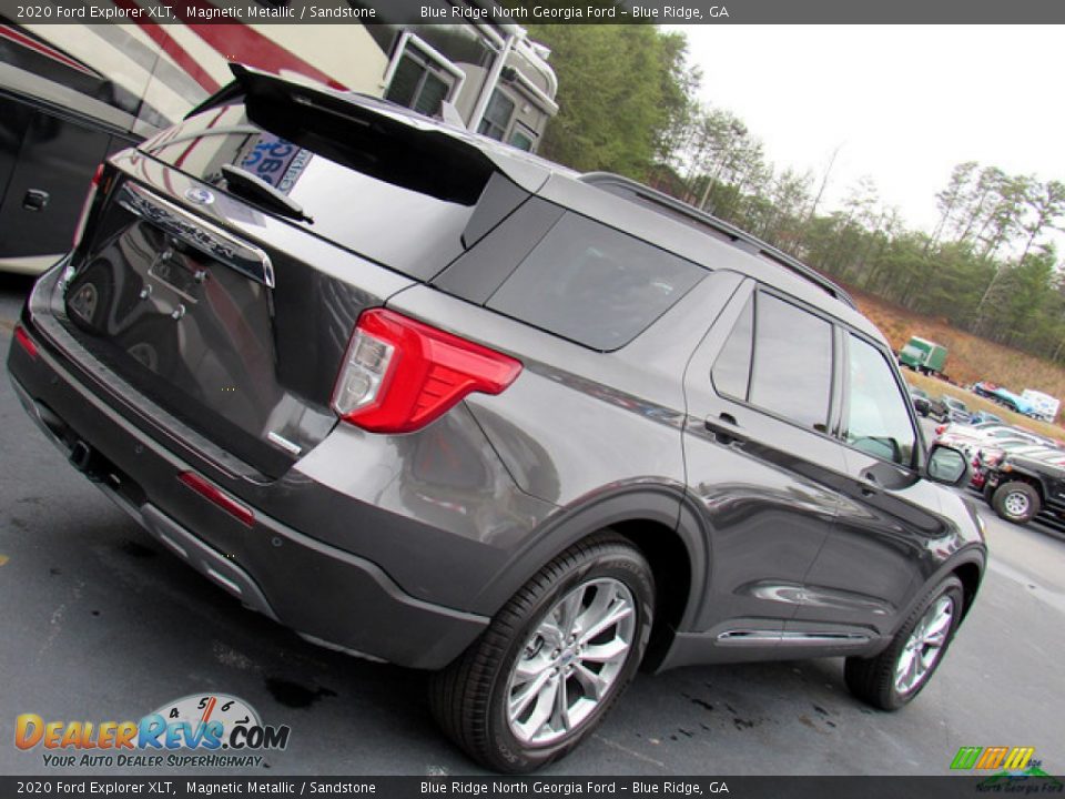 2020 Ford Explorer XLT Magnetic Metallic / Sandstone Photo #34