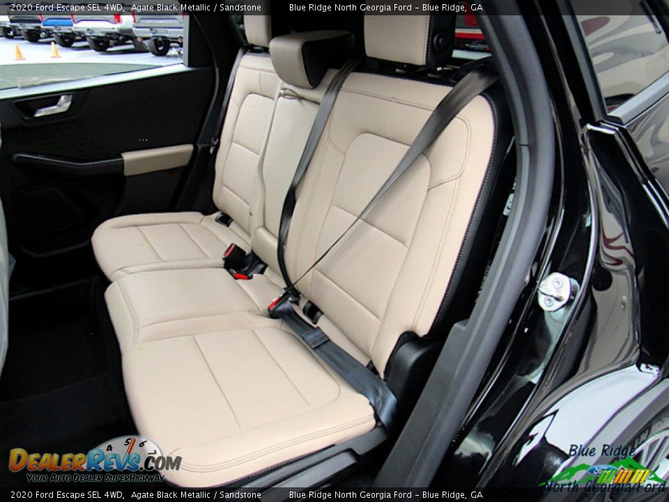 2020 Ford Escape SEL 4WD Agate Black Metallic / Sandstone Photo #12