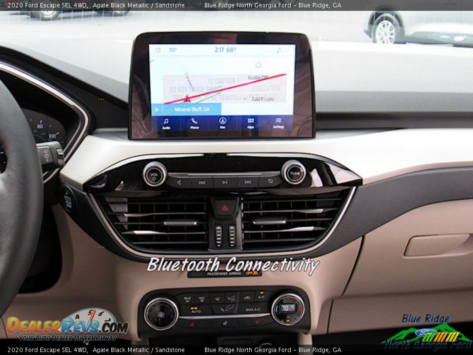 2020 Ford Escape SEL 4WD Agate Black Metallic / Sandstone Photo #18