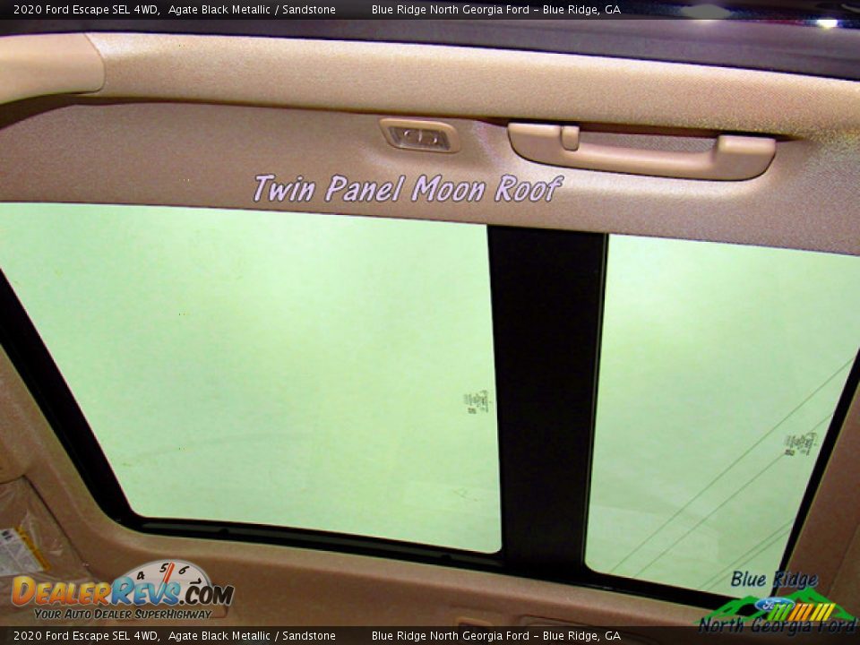 2020 Ford Escape SEL 4WD Agate Black Metallic / Sandstone Photo #24