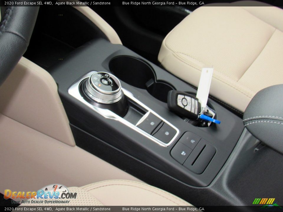2020 Ford Escape SEL 4WD Agate Black Metallic / Sandstone Photo #25