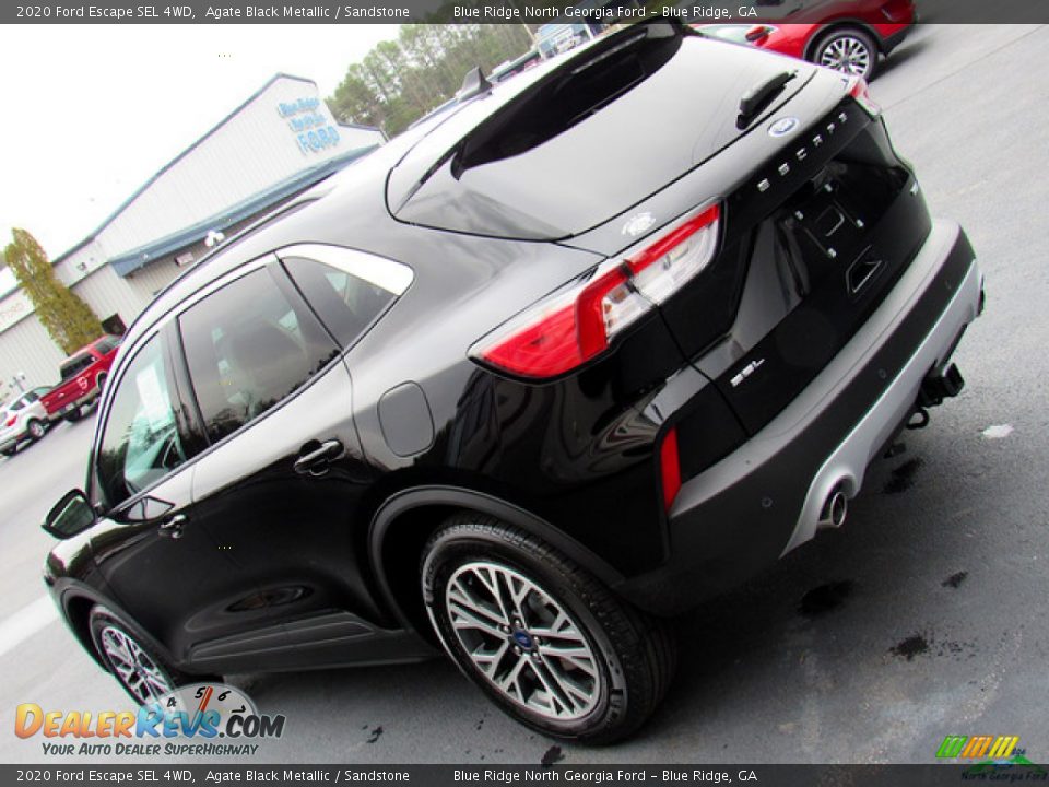 2020 Ford Escape SEL 4WD Agate Black Metallic / Sandstone Photo #33