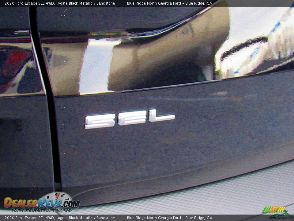 2020 Ford Escape SEL 4WD Agate Black Metallic / Sandstone Photo #34
