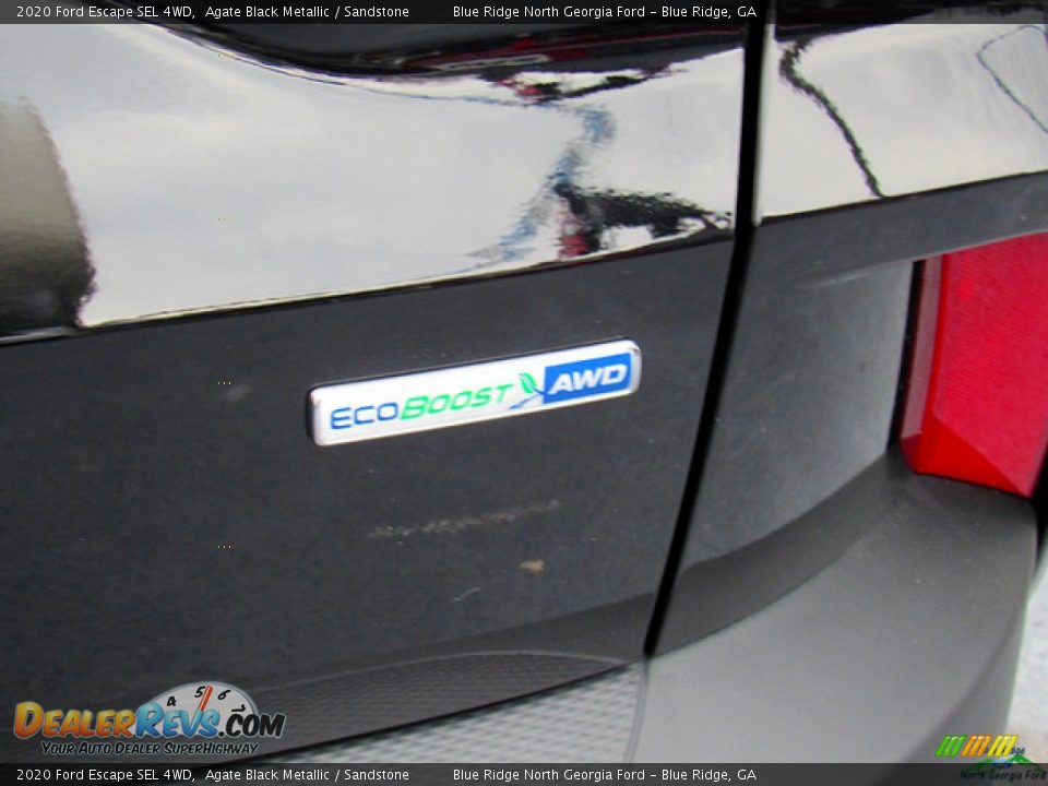 2020 Ford Escape SEL 4WD Agate Black Metallic / Sandstone Photo #35