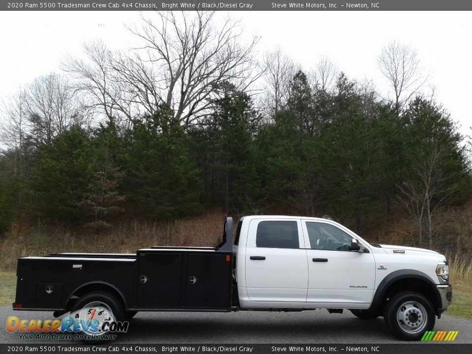 2020 Ram 5500 Tradesman Crew Cab 4x4 Chassis Bright White / Black/Diesel Gray Photo #5