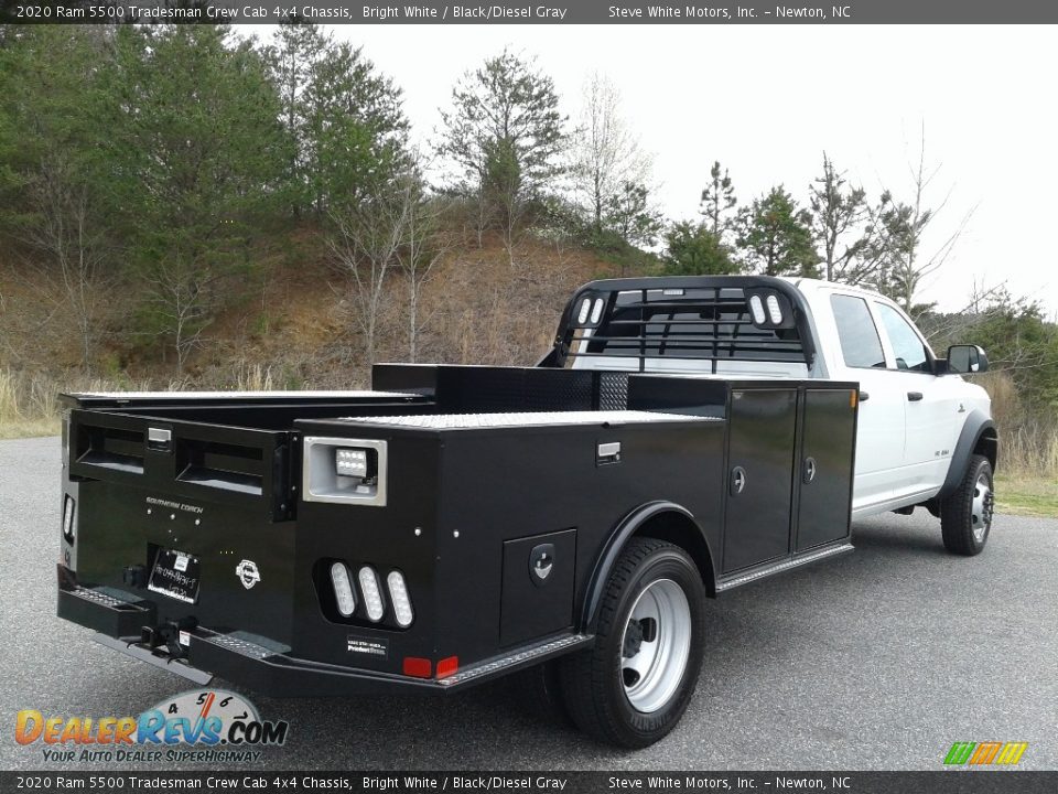 2020 Ram 5500 Tradesman Crew Cab 4x4 Chassis Bright White / Black/Diesel Gray Photo #6