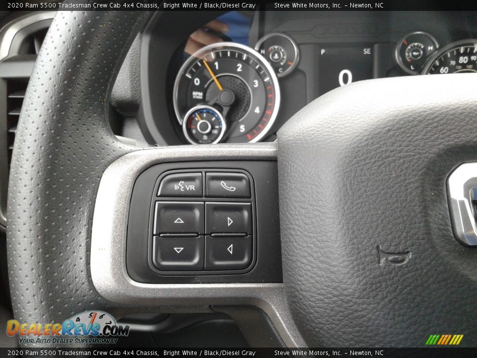 2020 Ram 5500 Tradesman Crew Cab 4x4 Chassis Bright White / Black/Diesel Gray Photo #30