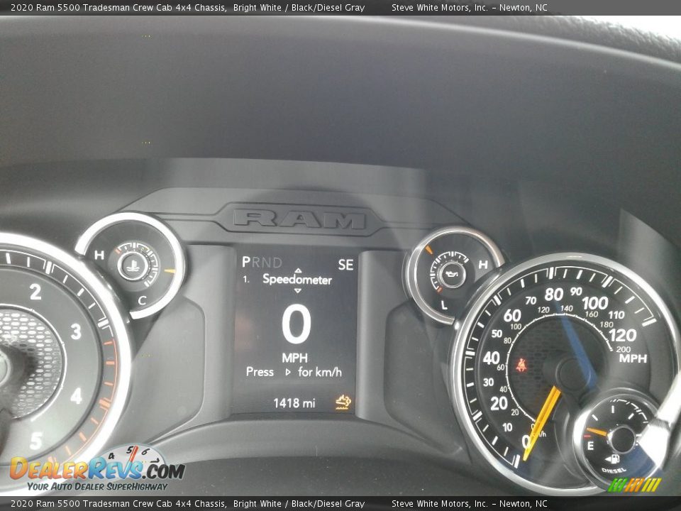 2020 Ram 5500 Tradesman Crew Cab 4x4 Chassis Bright White / Black/Diesel Gray Photo #32