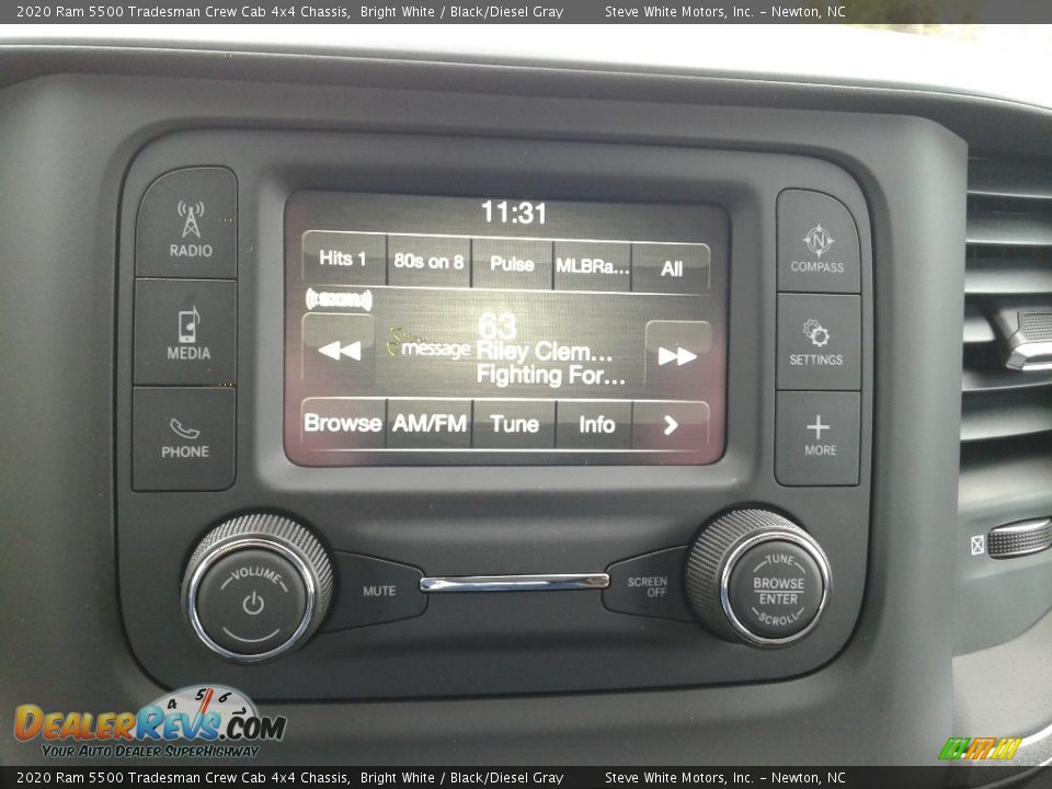2020 Ram 5500 Tradesman Crew Cab 4x4 Chassis Bright White / Black/Diesel Gray Photo #34