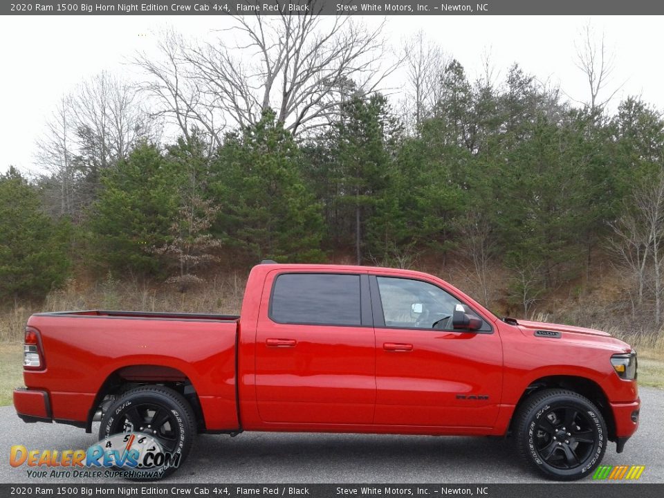 Flame Red 2020 Ram 1500 Big Horn Night Edition Crew Cab 4x4 Photo #5