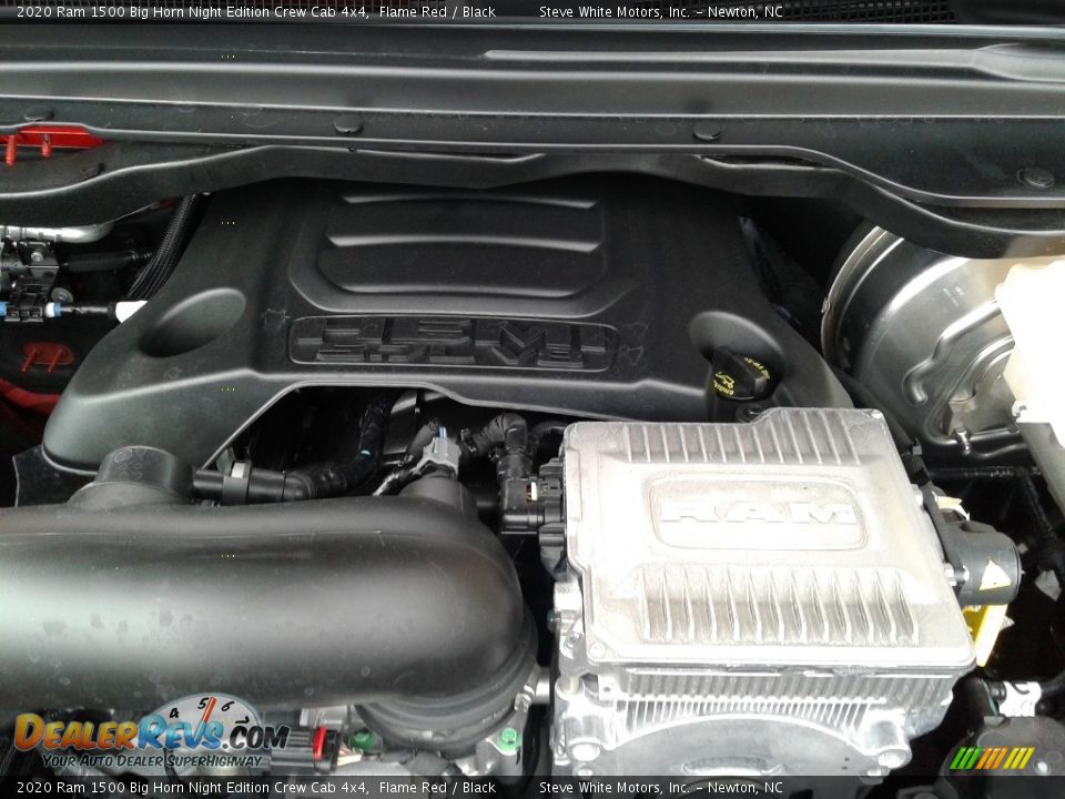 2020 Ram 1500 Big Horn Night Edition Crew Cab 4x4 5.7 Liter OHV HEMI 16-Valve VVT MDS V8 Engine Photo #10