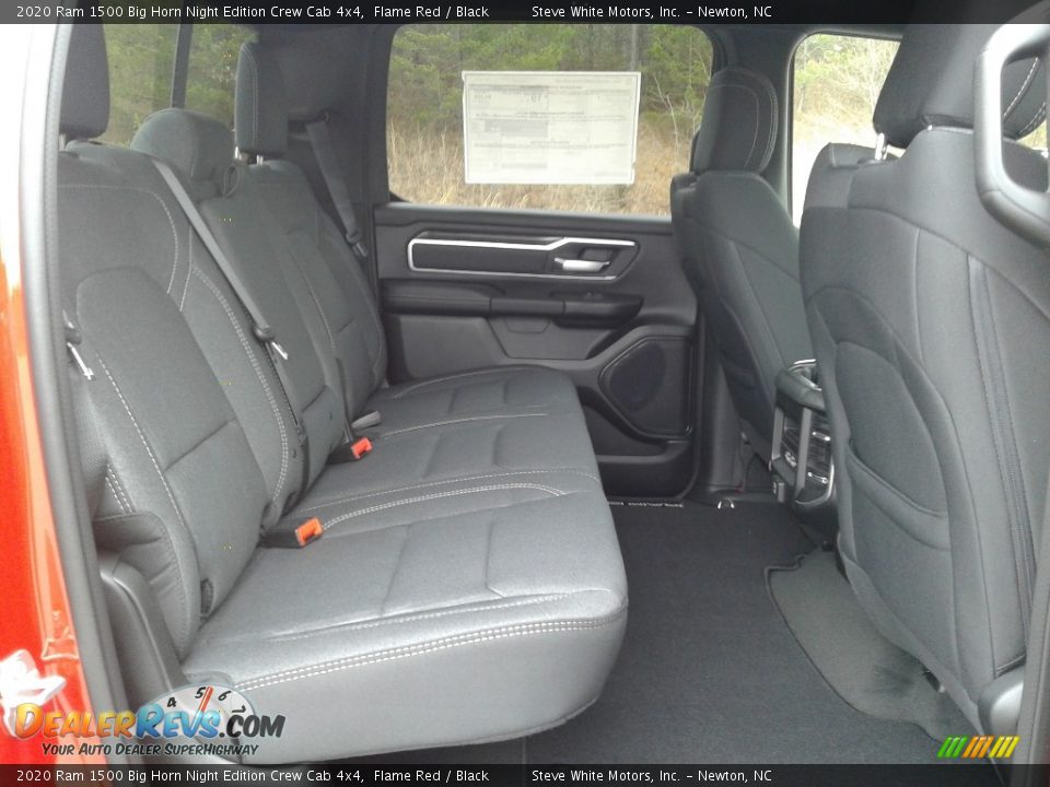Rear Seat of 2020 Ram 1500 Big Horn Night Edition Crew Cab 4x4 Photo #17