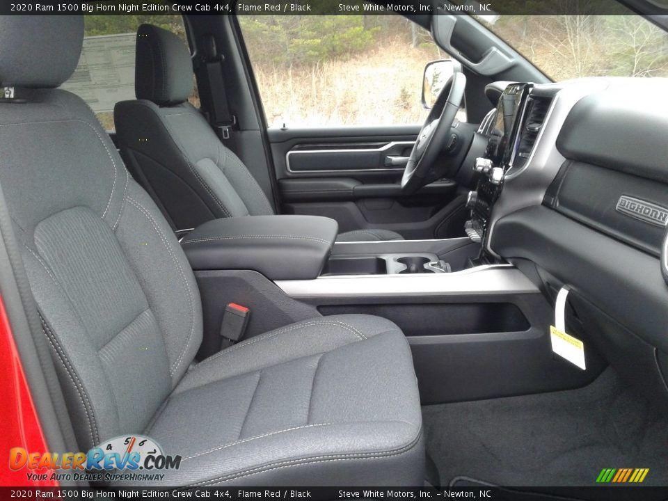 Front Seat of 2020 Ram 1500 Big Horn Night Edition Crew Cab 4x4 Photo #18