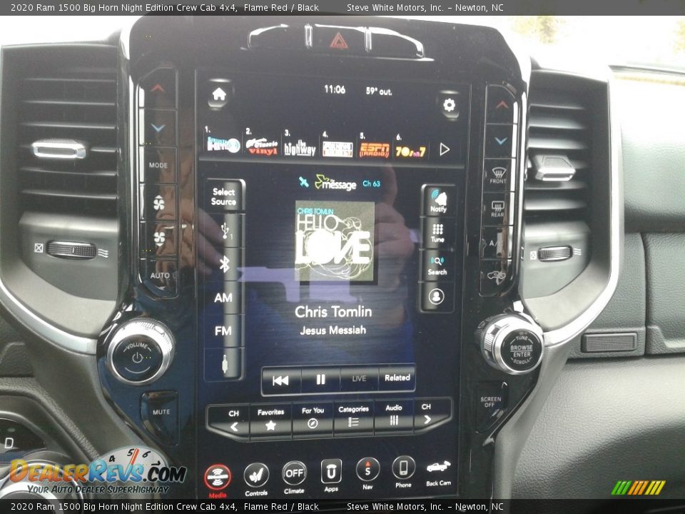 Controls of 2020 Ram 1500 Big Horn Night Edition Crew Cab 4x4 Photo #24