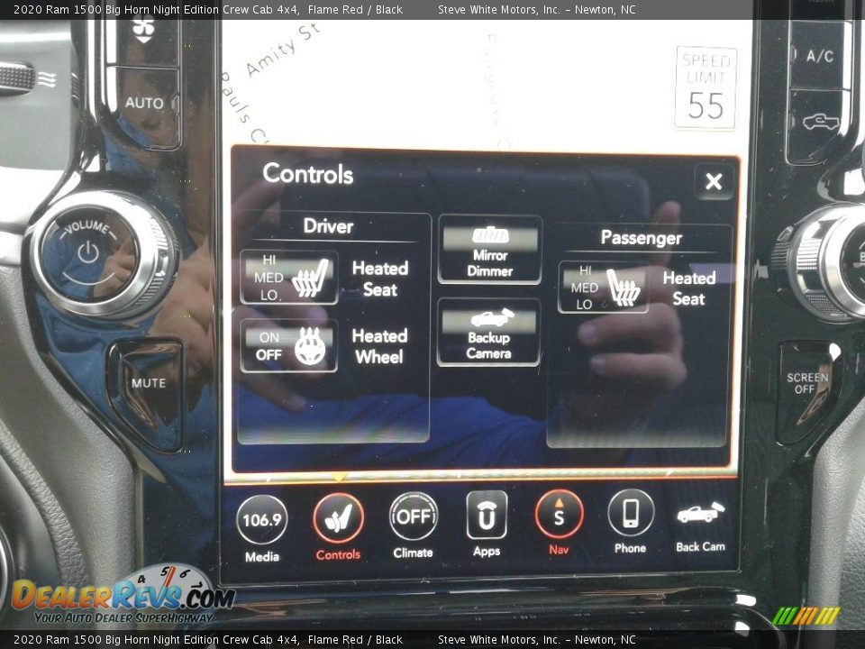 2020 Ram 1500 Big Horn Night Edition Crew Cab 4x4 Flame Red / Black Photo #26