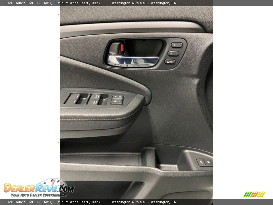 2020 Honda Pilot EX-L AWD Platinum White Pearl / Black Photo #11