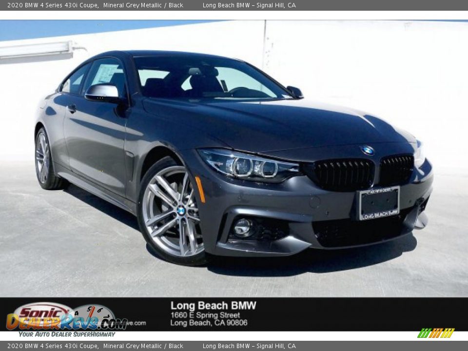 2020 BMW 4 Series 430i Coupe Mineral Grey Metallic / Black Photo #1