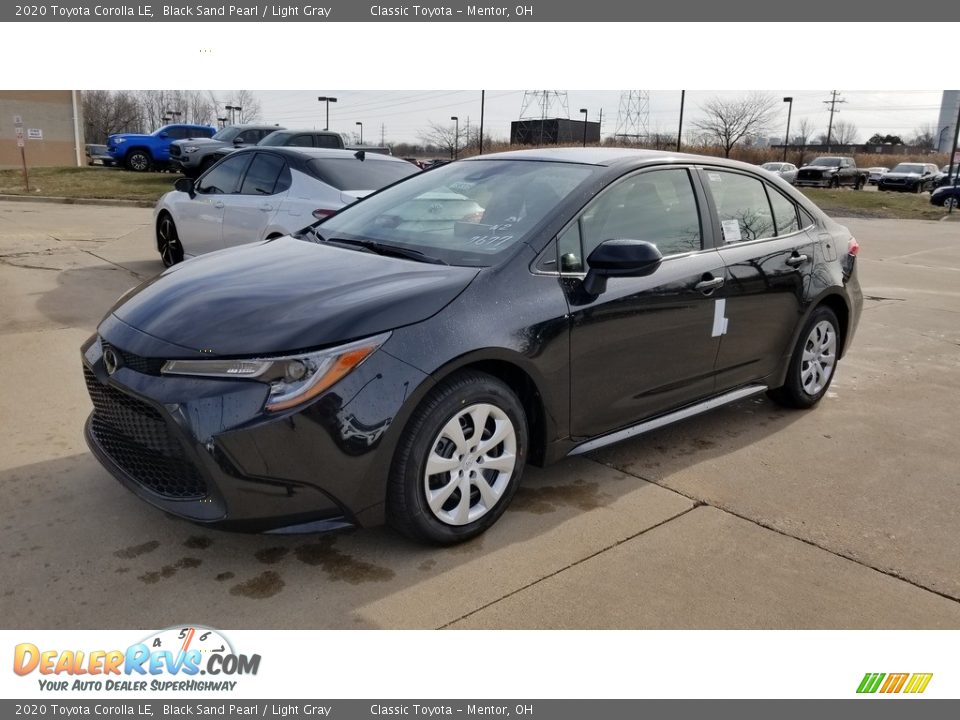 2020 Toyota Corolla LE Black Sand Pearl / Light Gray Photo #1