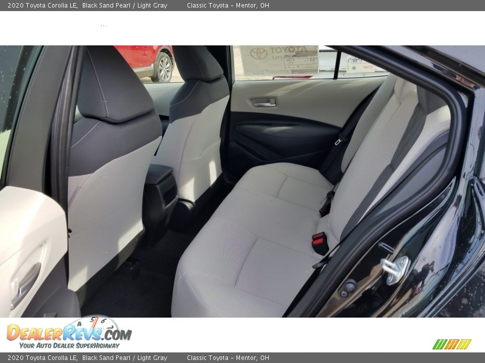 2020 Toyota Corolla LE Black Sand Pearl / Light Gray Photo #3