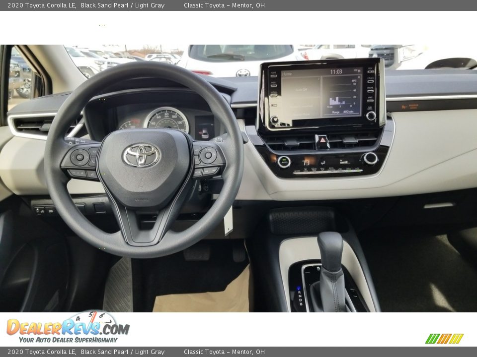 2020 Toyota Corolla LE Black Sand Pearl / Light Gray Photo #4