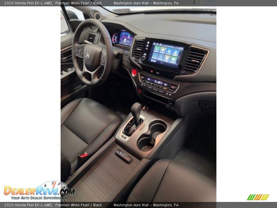 2020 Honda Pilot EX-L AWD Platinum White Pearl / Black Photo #27